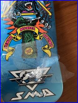 NATAS KAUPAS Santa Monica Airlines Panther III Reissue Skateboard Metallic Blue