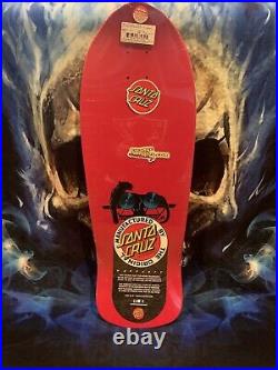 NATAS KAUPAS skateboard deck RED panther SMA Santa Cruz, Powell Peralta, Vision