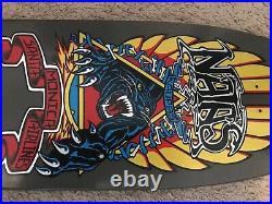 NATAS Panther Metallic Skateboard Deck Santa Monica Airlines Santa Cruz SMA Gray