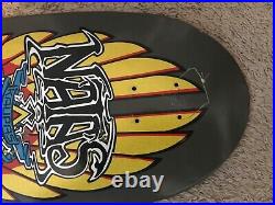 NATAS Panther Metallic Skateboard Deck Santa Monica Airlines Santa Cruz SMA Gray