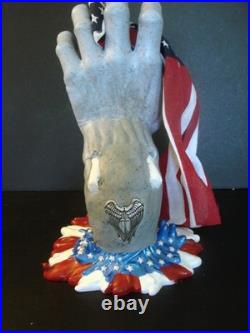 NEVER FORGET HAND Custom Kidrobot Santa Cruz Skateboards Screaming Hand Figure