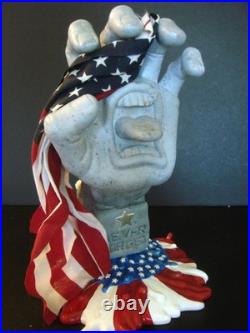 NEVER FORGET HAND Custom Kidrobot Santa Cruz Skateboards Screaming Hand Figure