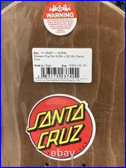 NEW 2021 Santa Cruz Eric Dressen'PUP DOT' Pro Series Brown Skateboard Deck 9