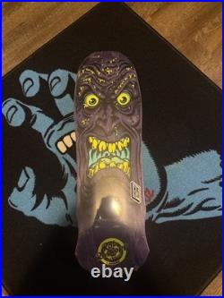 NEW 2022 Santa Cruz Rob Roskopp'FACE' PURPLE STAIN Reissue Skateboard Deck