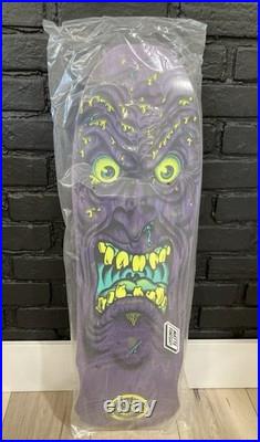 NEW 2022 Santa Cruz Rob Roskopp'FACE' PURPLE STAIN Reissue Skateboard Deck