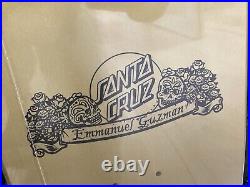 NEW 2024 EMMANUEL GUZMAN Signed SANTA CRUZ Dining With The Dead Skateboard Deck