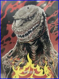 NEW 2024 SANTA CRUZ Knox Firepit SHIN GODZILLA STORE EXCLUSIVE Skateboard Deck