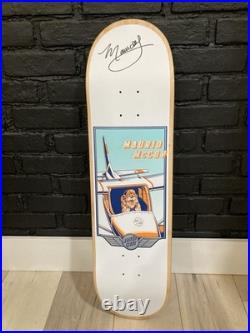 NEW 2025 MARIO MCCOY Signed Autographed SANTA CRUZ AVIATOR VX Skateboard Deck