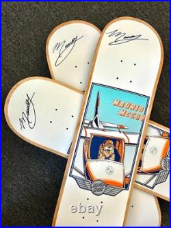 NEW 2025 MARIO MCCOY Signed Autographed SANTA CRUZ AVIATOR VX Skateboard Deck