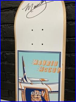 NEW 2025 MARIO MCCOY Signed Autographed SANTA CRUZ AVIATOR VX Skateboard Deck