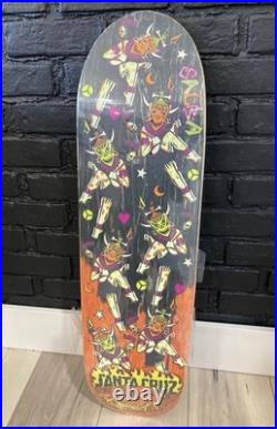 NEW 2025 STEVE ALBA SALBA POOL SERVICE STENCIL Signed SANTA CRUZ Skateboard Deck