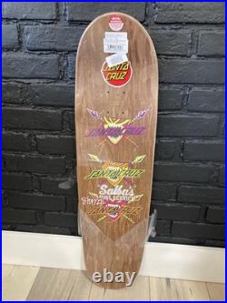 NEW 2025 STEVE ALBA SALBA POOL SERVICE STENCIL Signed SANTA CRUZ Skateboard Deck