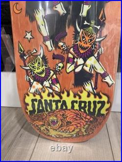 NEW 2025 STEVE ALBA SALBA POOL SERVICE STENCIL Signed SANTA CRUZ Skateboard Deck