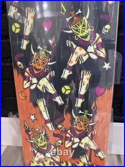 NEW 2025 STEVE ALBA SALBA POOL SERVICE STENCIL Signed SANTA CRUZ Skateboard Deck