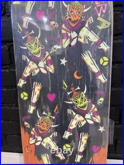 NEW 2025 STEVE ALBA SALBA POOL SERVICE STENCIL Signed SANTA CRUZ Skateboard Deck