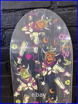 NEW 2025 STEVE ALBA SALBA POOL SERVICE STENCIL Signed SANTA CRUZ Skateboard Deck