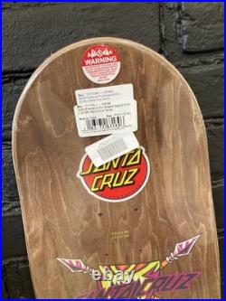 NEW 2025 STEVE ALBA SALBA POOL SERVICE STENCIL Signed SANTA CRUZ Skateboard Deck