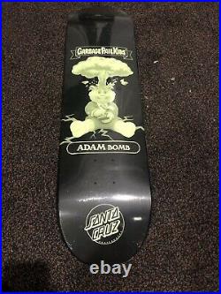 NEW Garbage Pail Kids Santa Cruz Skateboard Deck Nuclear Glow Adam Bomb No Bag