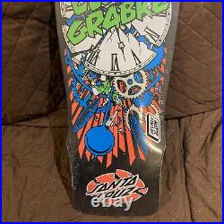NEW IN SHRINK! Santa Cruz Claus Grabke Exploding Clock Skateboard Deck