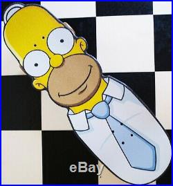 NEW RARE SEALED BAG NOS Santa Cruz Homer Simpson Skateboard The Simpsons grail