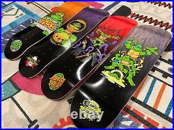 NEW! RARE! TMNT Santa Cruz Skateboard Decks 4 Ninja Turtles SOLD OUT