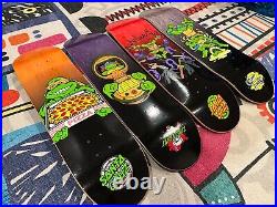 NEW! RARE! TMNT Santa Cruz Skateboard Decks 4 Ninja Turtles SOLD OUT