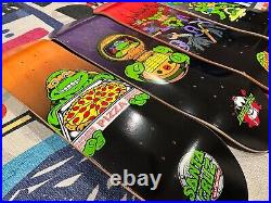 NEW! RARE! TMNT Santa Cruz Skateboard Decks 4 Ninja Turtles SOLD OUT