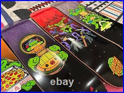 NEW! RARE! TMNT Santa Cruz Skateboard Decks 4 Ninja Turtles SOLD OUT