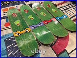 NEW! RARE! TMNT Santa Cruz Skateboard Decks 4 Ninja Turtles SOLD OUT