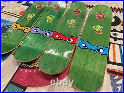 NEW! RARE! TMNT Santa Cruz Skateboard Decks 4 Ninja Turtles SOLD OUT