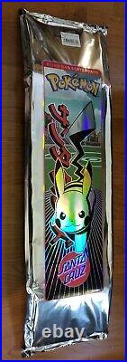 NEW SEALED BLIND BAG Santa Cruz Pokemon Skateboard Deck 8.0 x 31.6 IN HAND RARE