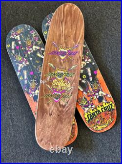 NEW SIGNED SALBA FIREDANCE EGG SKATEBOARD DECK SANTA CRUZ 8.80in x 32.08in