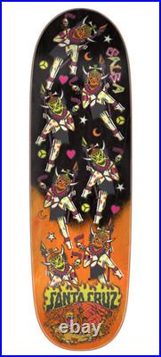 NEW SIGNED SALBA FIREDANCE EGG SKATEBOARD DECK SANTA CRUZ 8.80in x 32.08in
