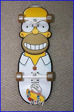 NEW! Santa Cruz Homer Simpsons Skateboard 10.1 x 31.2 Mint Condition! RARE