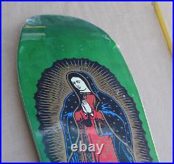 NEW Santa Cruz Jason Jessee Lady Guadalupe Green Reissue Skateboard Deck