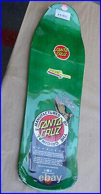 NEW Santa Cruz Jason Jessee Lady Guadalupe Green Reissue Skateboard Deck