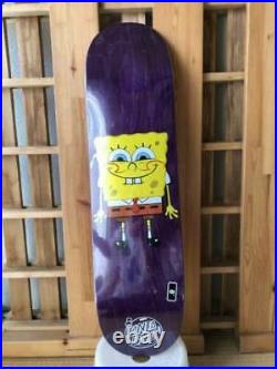 NEW Santa Cruz x Spongebob Skateboard Deck 8.0 x 31.6 inch Purple Canadian Maple