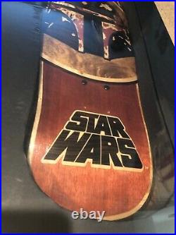 NEW Santa Cruz x Star Wars Inlay Skateboard Deck Boba Fett Limited Edition