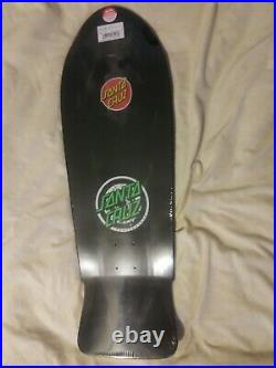 NIS Santa Cruz Rob Roskopp Target 3 Reissue Skateboard Deck 500 made black dip