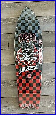 NOS Real Skateboards Steve Olson Aces Edition Guest Deck Santa Cruz Independent