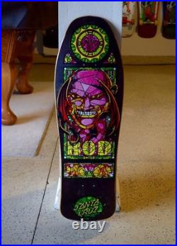 NOS Santa Cruz Bod Boyle Stained Glass Skateboard Deck OG Never Setup