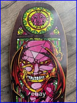 NOS Santa Cruz Bod Boyle Stained Glass Skateboard Deck OG Never Setup