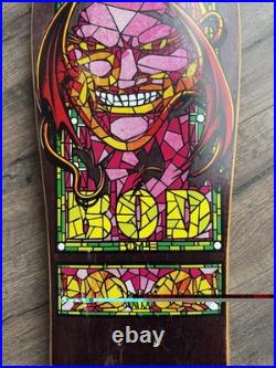 NOS Santa Cruz Bod Boyle Stained Glass Skateboard Deck OG Never Setup
