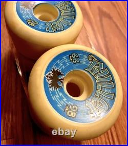 NOS Santa Cruz Bullet Skateboard Wheels 66mm 1980s Vintage set of 4