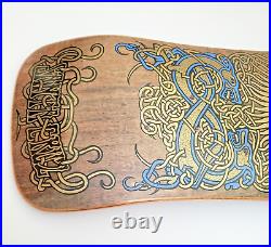 NOS Santa Cruz ERIC DRESSEN CELTIC ROSE 1990 Skateboard Deck OG MINT IN SHRINK