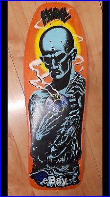 NOS Santa Cruz Jeff Kendall Atomic Man Vintage Skateboard Deck Atom Man