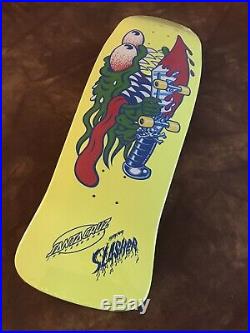 NOS Santa Cruz Keith Meek Slasher Reissue Skateboard 10.1 In X 31.13 In