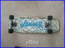 NOS Vintage 1980's Santa Cruz Jammer Skateboard Deck Pig Shape White/Blue RARE