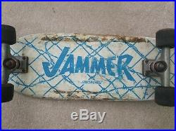 NOS Vintage 1980's Santa Cruz Jammer Skateboard Deck Pig Shape White/Blue RARE