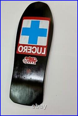 NOS Vintage Santa Cruz Lucero skateboard deck! Like Roskopp, Like Salba